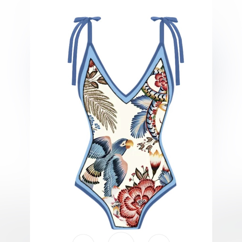 Coveshe one piece colorblock swimsuit